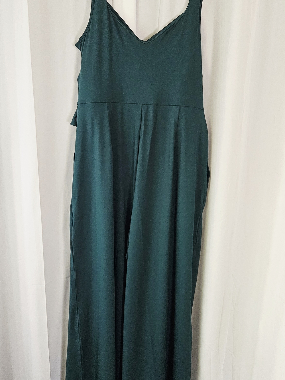 Women’s Halara Emerald Green Sleeveless Jumpsuit Size XL - Picture 3 of 8